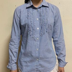 American Eagle Button Down Striped Shirt